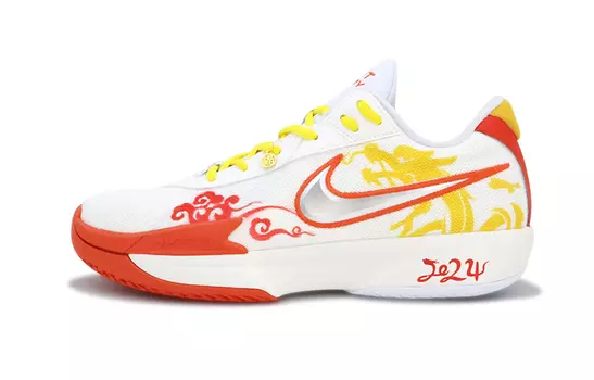 Баскетбольные кроссовки унисекс Nike Air Zoom GT Cut Academy, White/Red
