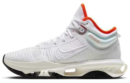 Баскетбольные кроссовки унисекс Nike Air Zoom GT Jump 2, White/Sail White/Striking Orange/Black