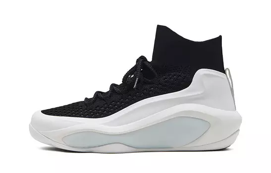 Баскетбольные кроссовки унисекс с высоким верхом Ghost Black/Devil White Eqlz