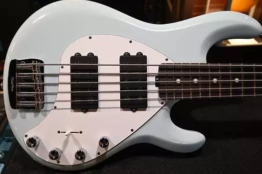 Басс гитара Ernie Ball Music Man Stingray Special 5 HH - Sea Breeze #1899