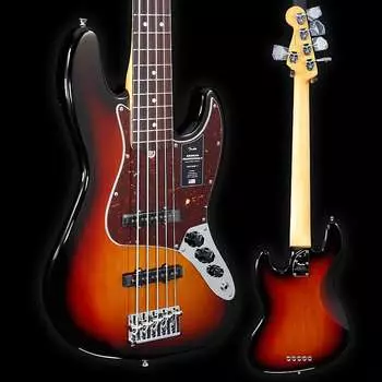 Басс гитара Fender American Professional II Jazz Bass V, Rosewood Fb, 3-Color SB