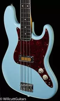 Басс гитара Fender Gold Foil Jazz Bass Sonic Blue