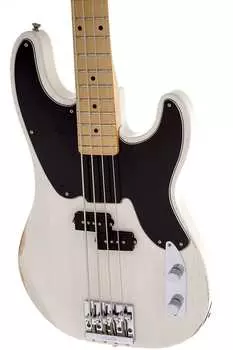 Басс гитара Fender Mike Dirnt Road Worn Precision Bass Maple FB, White Blonde