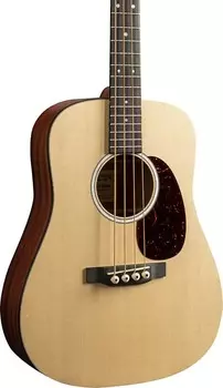 Басс гитара Martin DJR-10E Acoustic-Electric Short Scale Bass Guitar, Natural w/ Gig Bag