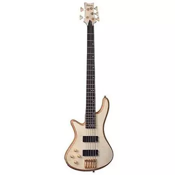 Басс гитара Schecter Stiletto Custom-5 Left-Handed Bass Gloss Natural Satin 2542