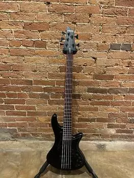 Басс гитара Schecter Stiletto Stealth-5 Active 5-String Bass 2010s - Satin Black