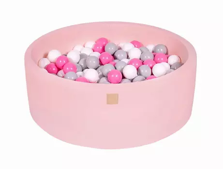 Бассейн MeowBaby круглый сухой детский 90х30см/