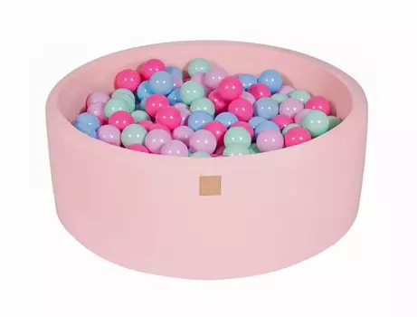 Бассейн MeowBaby круглый сухой детский 90х30см/