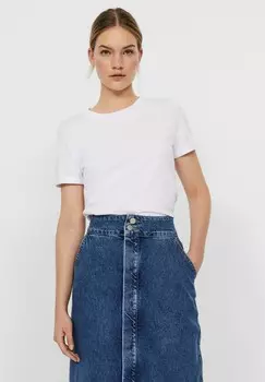 Базовая футболка 2ER PACK PAULA Vero Moda, цвет White Denim