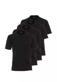Базовая футболка 4ER PACK CASAMODA, черный