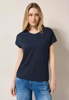 Базовая футболка Cecil, цвет Blau