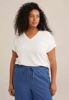 Базовая футболка CURVE WE Fashion, белый