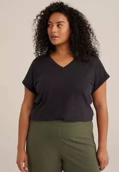 Базовая футболка CURVE WE Fashion, черный