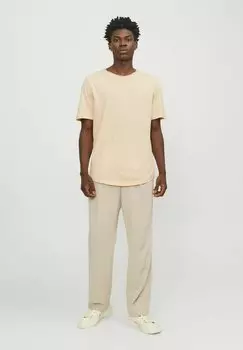 Базовая футболка EBASHER O NECK SS Jack & Jones, цвет apricot ice