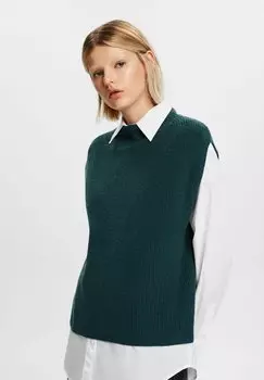 Базовая футболка Esprit, изумрудно-зеленый 5