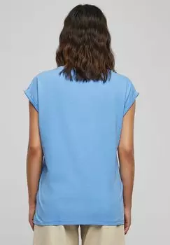 Базовая футболка Extended Shoulder Urban Classics, горизонт синий