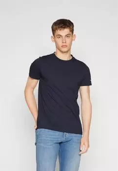 Базовая футболка ФУТБОЛКА С ЛОГОТИПОМ НА РУКАВАХ Tommy Hilfiger, небо пустыни