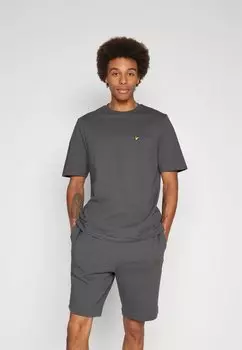 Базовая футболка Lyle & Scott, антрацит