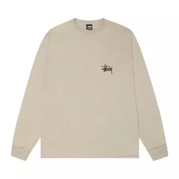Базовая футболка с длинными рукавами Stussy, цвет Хаки