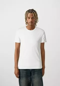 Базовая футболка Slhroland O-Neck Tee 3 Pack Selected, ярко-белая