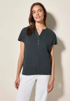 Базовая футболка TUNIKA LOOK Cecil, темно-зеленый
