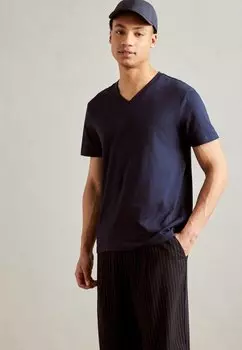 Базовая футболка V-NECK REGULAR FIT Esprit, цвет navy