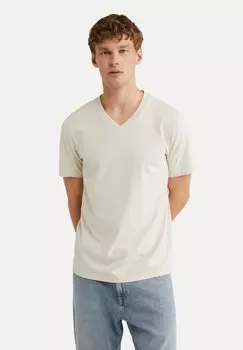 Базовая футболка WE Fashion, бежевый