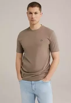 Базовая футболка WE Fashion, коричневый