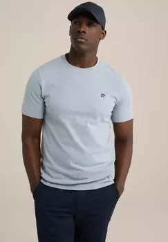 Базовая футболка WE Fashion, светло-голубой