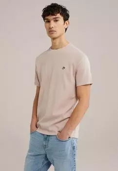 Базовая футболка WE Fashion, светло-розовый