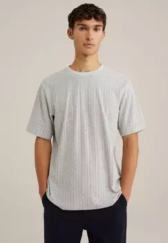 Базовая футболка WE Fashion, светло-серый