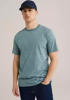 Базовая футболка WE Fashion, зеленый/синий