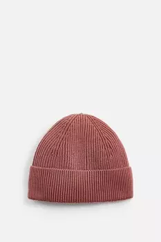 Базовая вязкая шапка ZARA, бледно-розовый