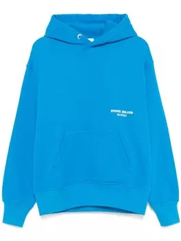 Базовое худи Stone Island, синий