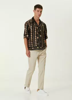 Базовые бежевые брюки Dolce&Gabbana