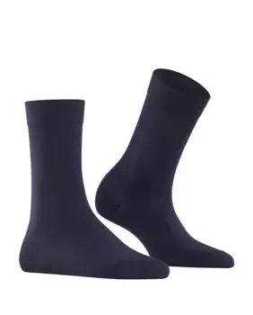 Базовые хлопковые женские носки Falke, синий