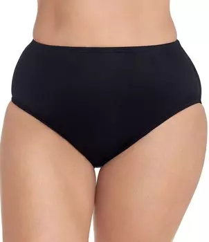 Базовые плавки для плавания Miraclesuit Plus Size, черный