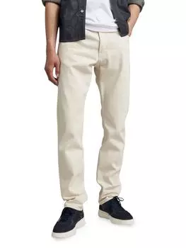 Базовые прямые джинсы тройного кроя G-Star Raw, цвет Ecru