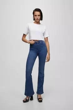 Базовые расклешенные джинсы PULL&amp;BEAR