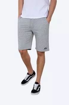 Базовые шорты Alpha Industries, серый