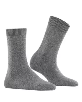 Базовые женские носки из кашемира и чистой шерсти Falke, серый