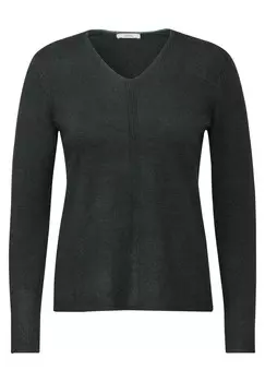 Базовый свитер CECIL Sweater, темно-зеленый