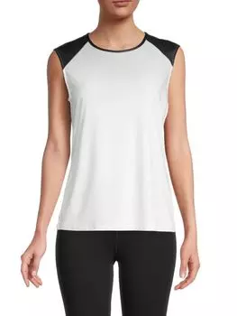 Базовый топ DKNY без рукавов, черный