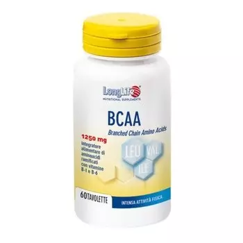 BCAA 1250 мг LongLife 60 таблеток Longlife Srl