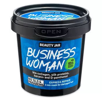 BEAUTY JAR Маска Business Woman 3-х минутная для поврежденных волос 150г