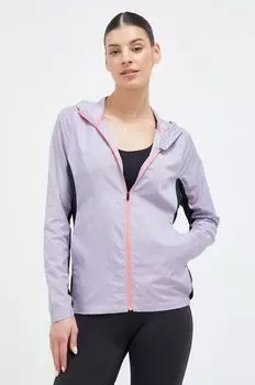 Беговая куртка Alpha Mizuno, фиолетовый