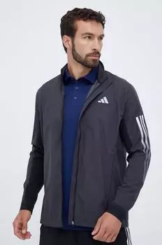 Беговая куртка Run Icon adidas, черный