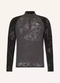 Беговая рубашка dri-fit trail Nike, серый