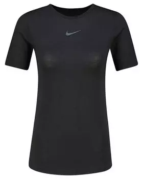 Беговая рубашка из шерсти Nike, черный