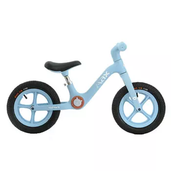 Беговел детский MAX BIKE Spin 12", голубой